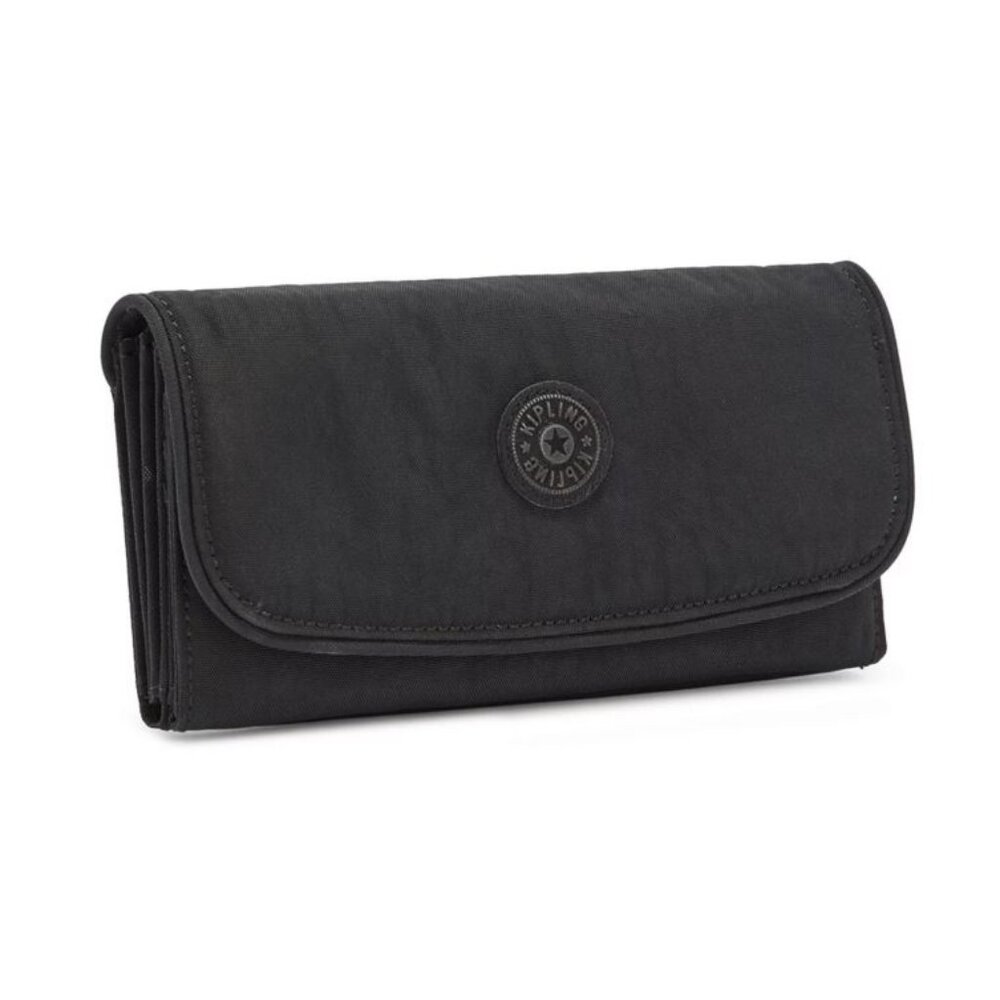 NWT Kipling Moneyland Long Black Wallet